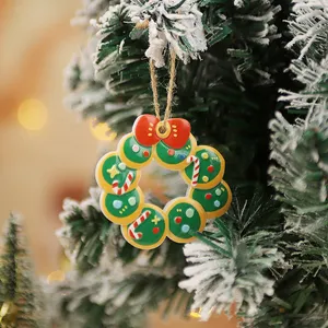 Elegant Resin Christmas Tree Accessories - Unique Ornamental Pieces for Seasonal Celebrations